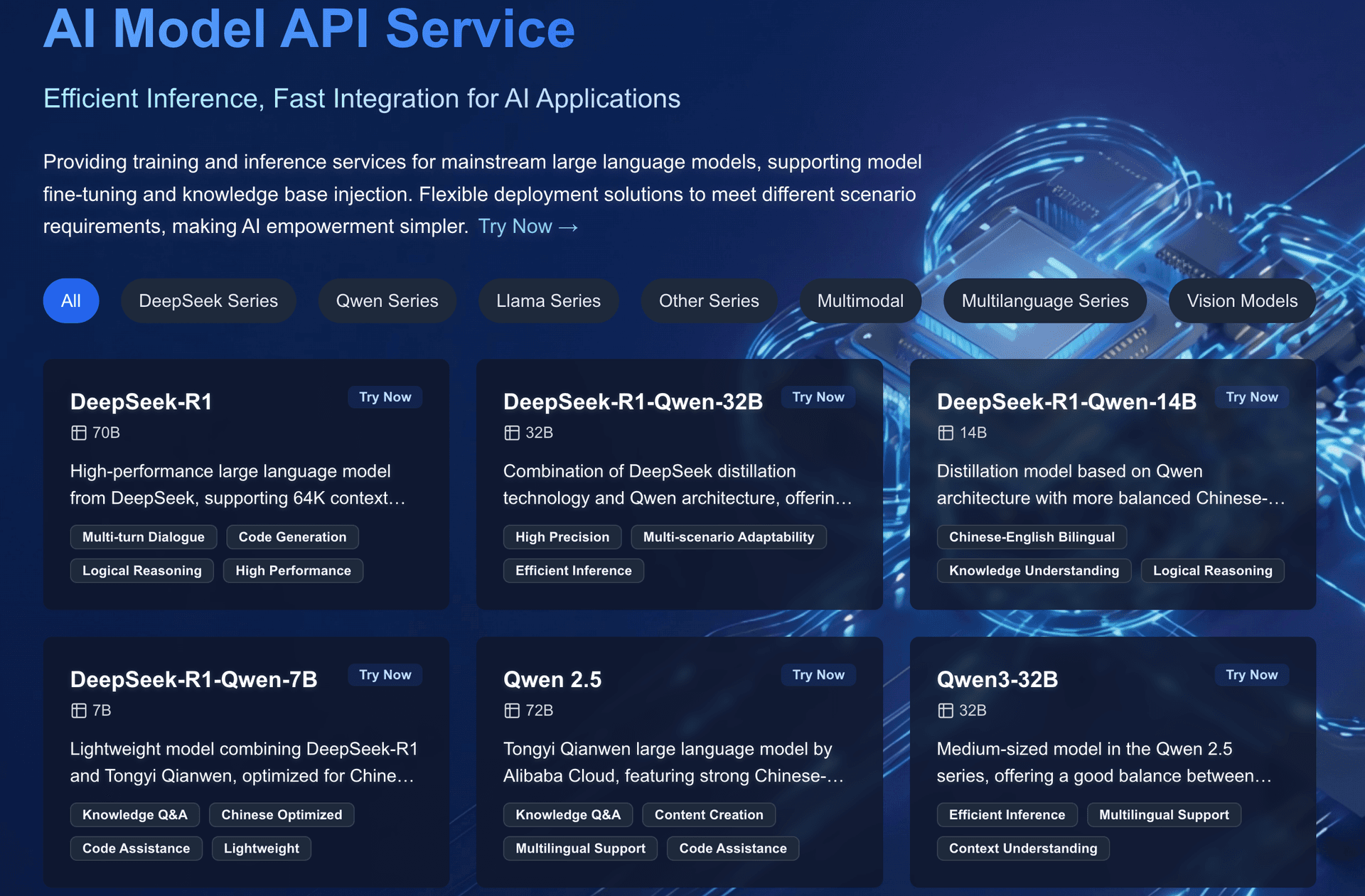 DeepSeek API Service Architecture